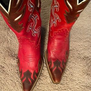 Boots by Ariat.
